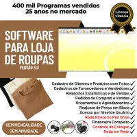 Software Para Loja De Roupas Com Estoque E Financeiro V3.0 — imagem principal