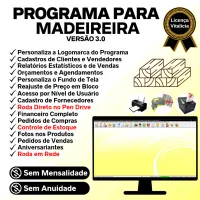 Programa Para Madeireira Com Vendas E Financeiro V3.0 Plus