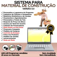 Sistema Material Construção Cliente Estoque Financeiro V3.0 — imagem principal