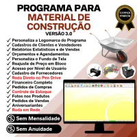 Programa Material Construção Cliente Estoque Financeiro V3.0