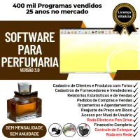 Software Para Perfumaria Com Estoque E Financeiro V3.0 Plus