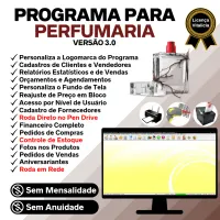 Programa Para Perfumaria Com Estoque E Financeiro V3.0 Plus — imagem principal
