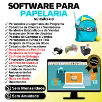 Software Para Papelaria E Presente + Estoque Financeiro V4.0