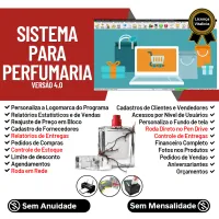 Sistema Para Perfumaria + Vendas + Estoque Financeiro V4.0 — imagem principal
