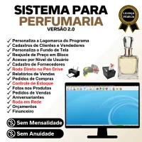 Sistema Para Perfumaria + Estoque + Vendas Financeiro V2.0