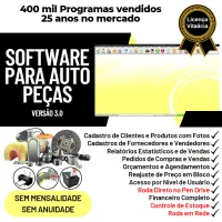 Software Para Auto Peças Com Estoque E Financeiro V3.0 Plus — imagem principal