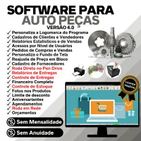 Software Para Auto Peças Com Vendas + Estoque Financeiro 4.0 — imagem principal