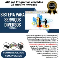 Sistema Ordem de Serviços Diversos com Vendas, Financeiro e Estatística v5.6 Plus — imagem principal