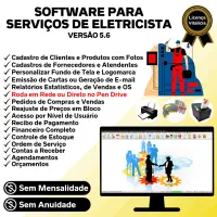 Software Ordem De Serviço Para Eletricista + Financeiro V5.6 — imagem 2