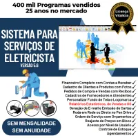 Sistema Ordem De Serviço Para Eletricista + Financeiro V5.6 — imagem principal