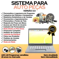 Sistema Para Auto Peças Com Estoque E Financeiro V3.0 Plus — imagem principal