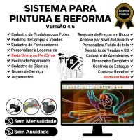 Sistema para Serviços De Pintura E Reforma Com Financeiro 4.6