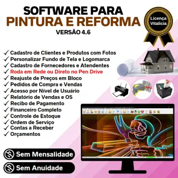 Software para Serviços De Pintura E Reforma Com Financeiro 4.6 - Foto 2