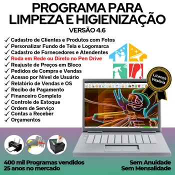 Programa para Serviços De Limpeza E Higienização Com Financeiro 4.6