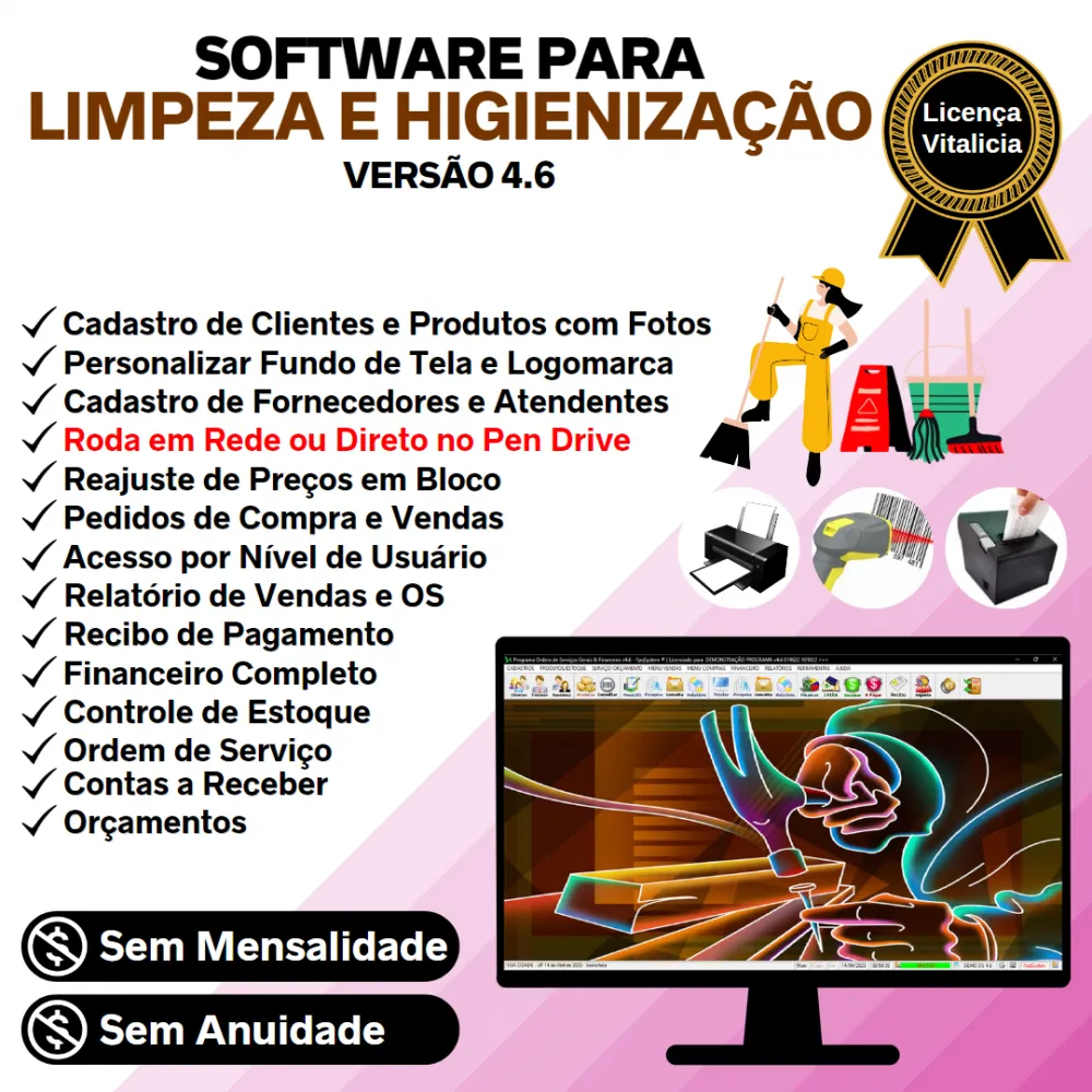Software para Serviços De Limpeza E Higienização Com Financeiro 4.6