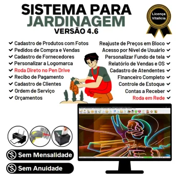 Sistema Ordem De Serviço Para Jardinagem + Financeiro V4.6