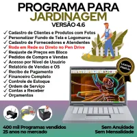 Programa Ordem De Serviço Para Jardinagem + Financeiro V4.6 — imagem principal