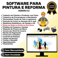 Software Para Serviços De Pintura E Reforma + Financeiro 5.6