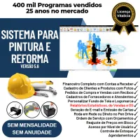Sistema Para Serviços De Pintura E Reforma + Financeiro 5.6 — imagem principal