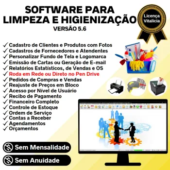 Programa para Serviços De Limpeza E Higienização + Financeiro 5.6