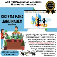 Sistema Ordem De Serviço Para Jardinagem + Financeiro V5.6 — imagem principal