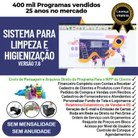Sistema para Serviços De Limpeza E Higienização com Vendas, Financeiro e Estatísticas v7.6 Plus + WhatsApp via OS — imagem principal