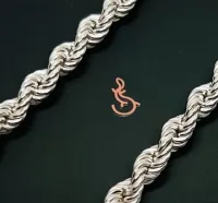 Corrente de prata 950 - Corda Baiana 60 cm -COR1415 - Foto 3