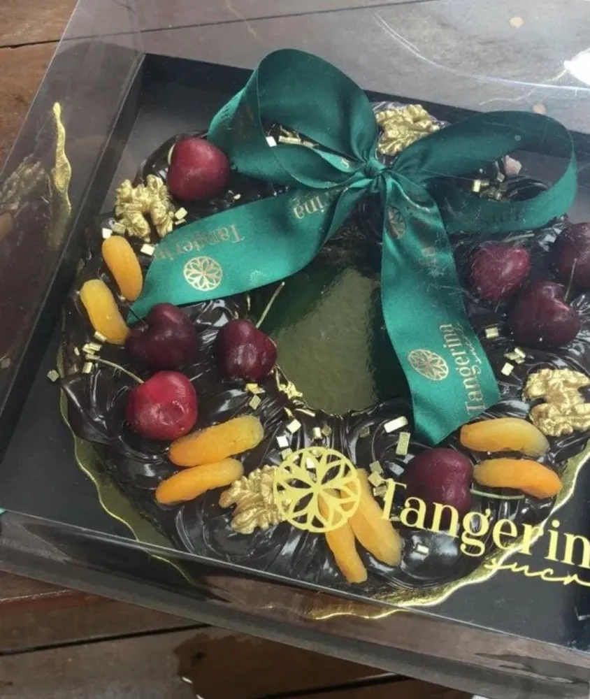 Estilo Mini Bolo - 25,0 x 25,0 x 10,0 