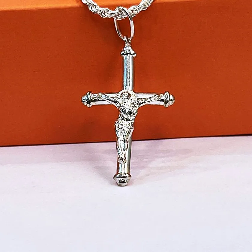 Pingente de prata crucifixo - PF285
