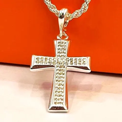Pingente de prata - Crucifixo - PG9089 Imagem