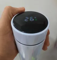 ATACADO  GARRAFA TERMICA SLIM BRANCA TAMPA DISPLAY  - Foto 3