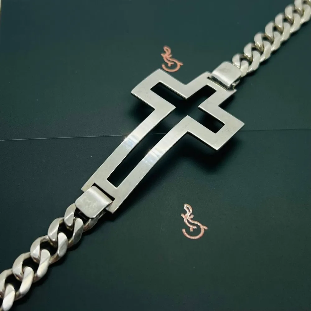 Pulseira de prata 950 masculina - PUC100