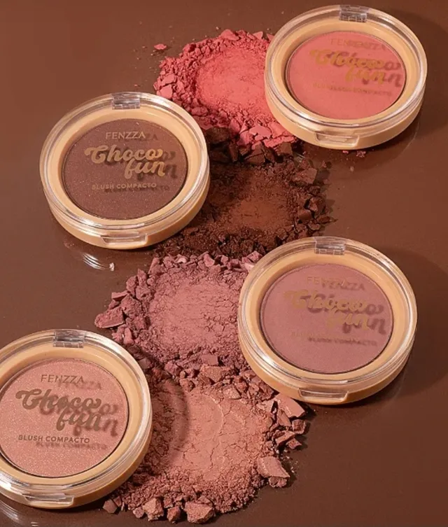 Blush Compacto Choco Fun Fenzza Imagem