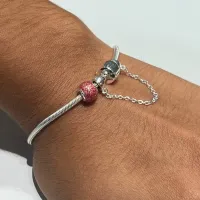 Berloque de Prata 950 - Separador Glitter - 251189 - Foto 2