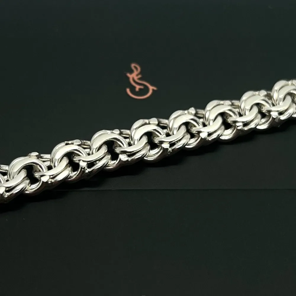 Pulseira de prata 950 - Madrid - PUL273 Imagem