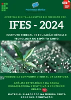Apostila IFES 2024 Administração Professor