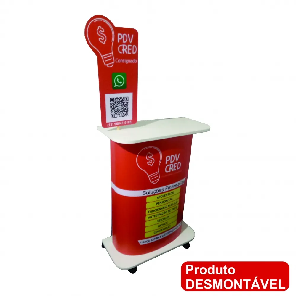  Balcão Promocional Adesivado - Pirulito