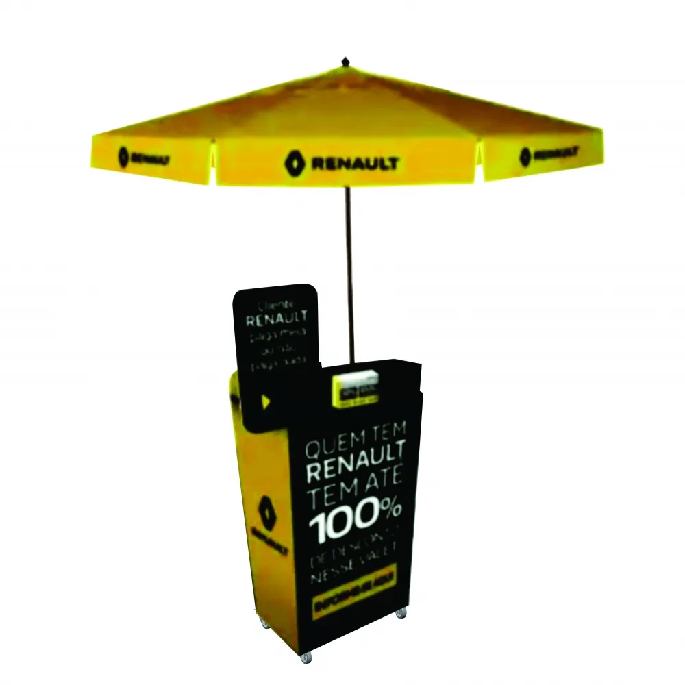 Balcão Valet Personalizado + Ombrelone 2.40mt