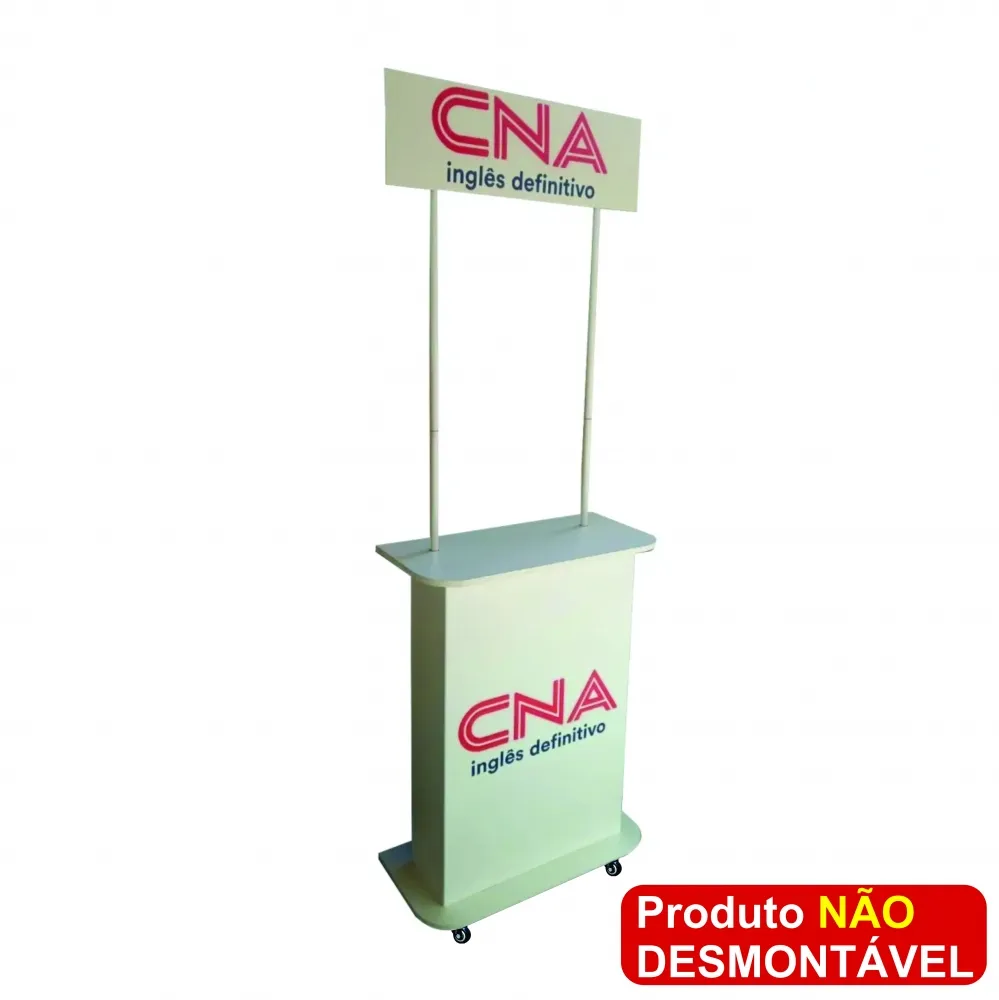 Balcão Promocional FIXO em MDF Ret Plotado 