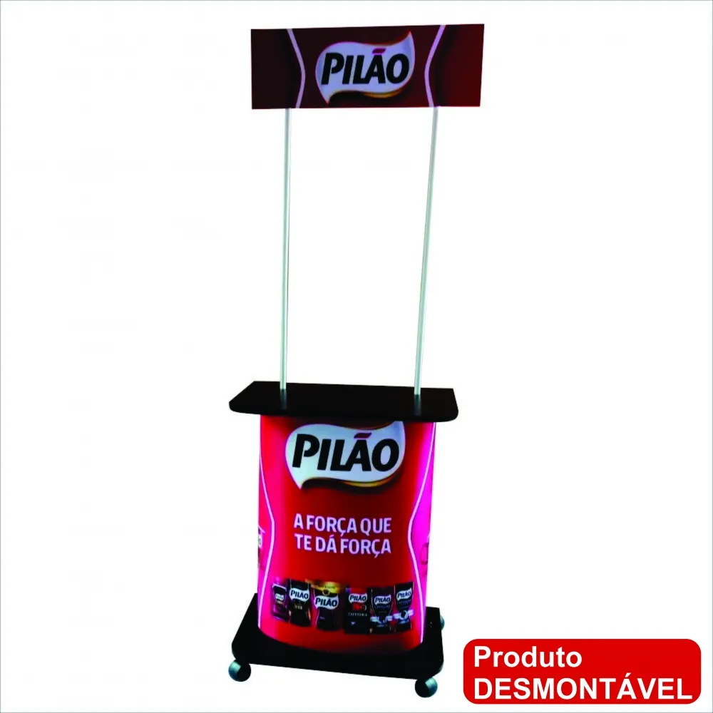 Balcão Promocional adesivado