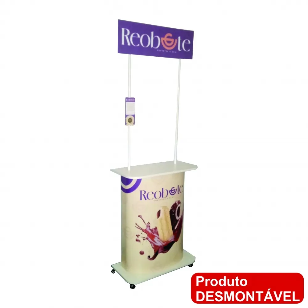 Balcão  Promocional - Portátil   Adesivado 