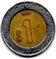 México - 1998 - 1 Peso