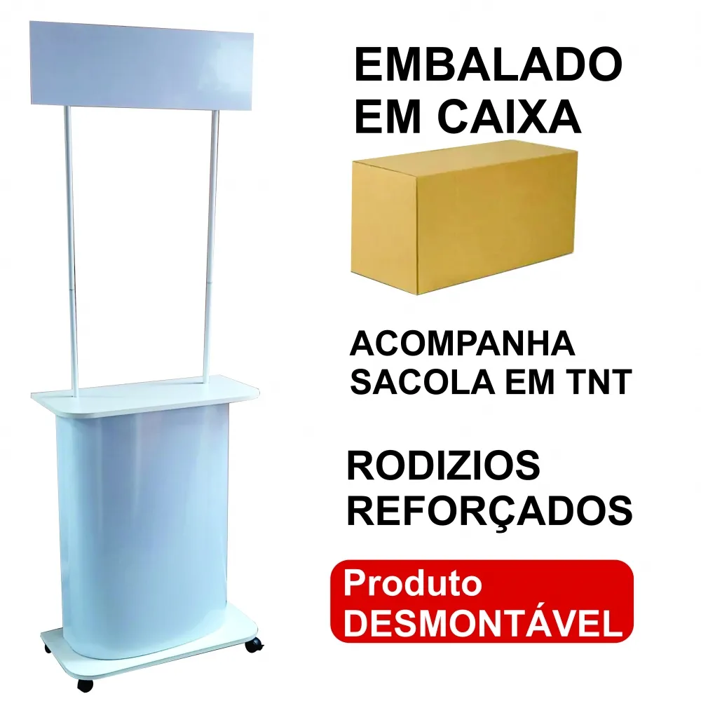 Balcao Promocional Desmontavel Sem Plotagem 