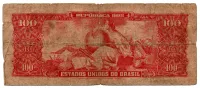 C096 - 100 Cruzeiros - 2° Estampa - Série 261 - Dom Pedro II - Data: 1963 - R - Foto 2