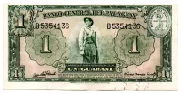 Paraguai - 1 Guarani - Cédula Estrangeira - MBC/Sob