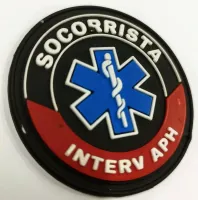  Patch Emborrachado Socorrista Interv APH 5x5cm - Foto 2
