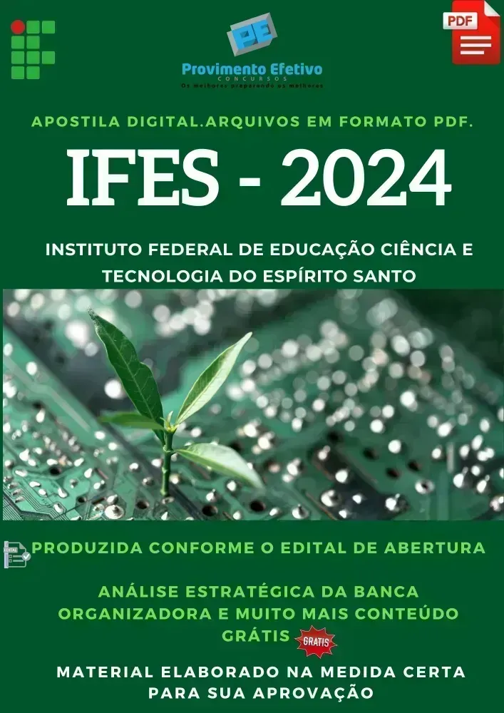 Apostila IFES 2024 Química Professor