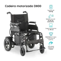 CADEIRA DE RODAS MOTORIZADA D800 - Foto 3
