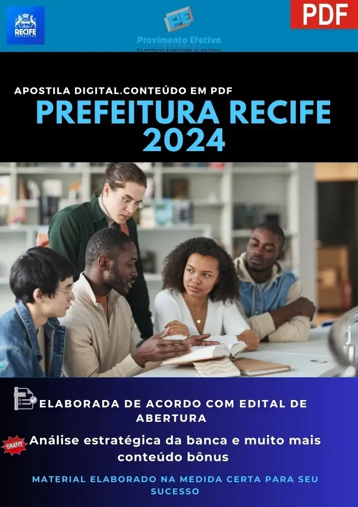 Apostila Prefeitura Recife Psicóloga Clínica 2024