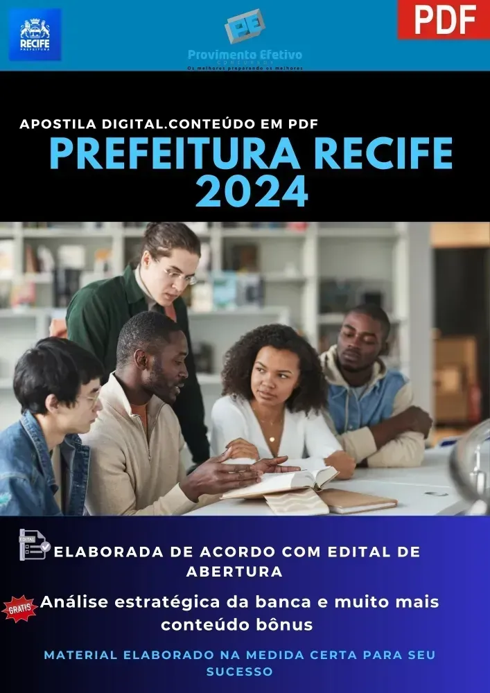 Apostila Prefeitura Recife Advogada 2024
